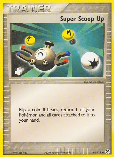 Super Scoop Up Pokémon card