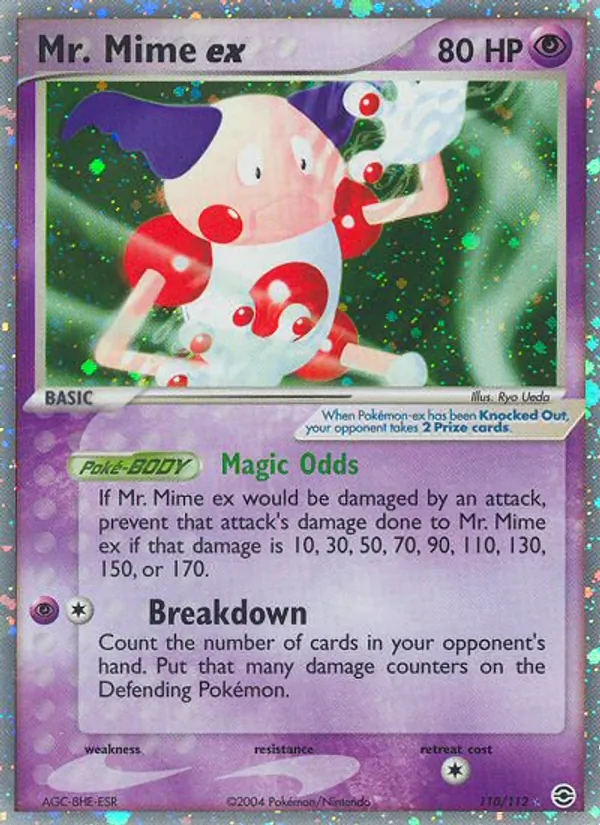 Mr. Mime ex card