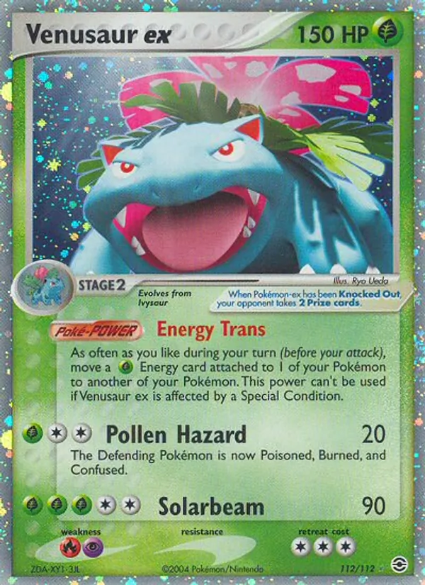 Venusaur ex card