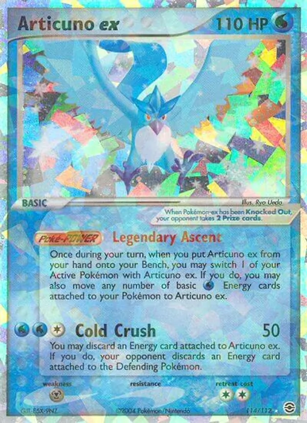 Articuno ex Pokémon card