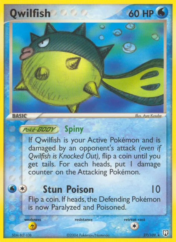 Qwilfish card