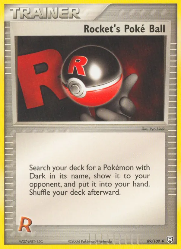 Rocket's Poké Ball card