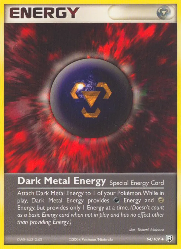 Dark Metal Energy card