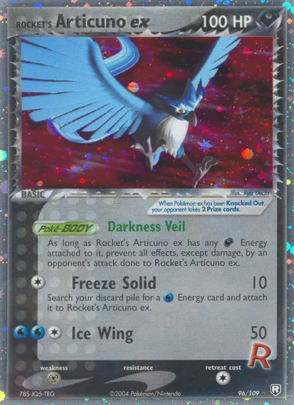 Rocket's Articuno ex Pokémon card