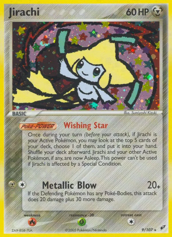 Jirachi Pokémon card