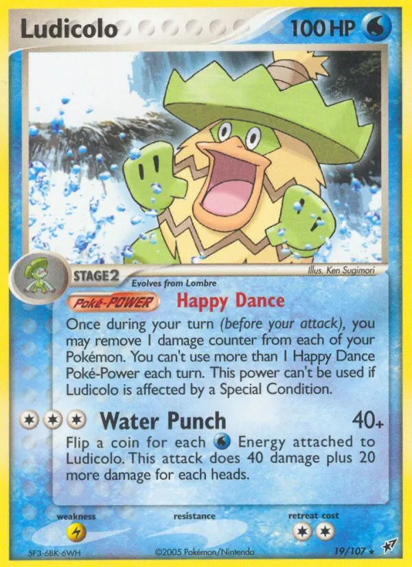 Ludicolo Pokémon card