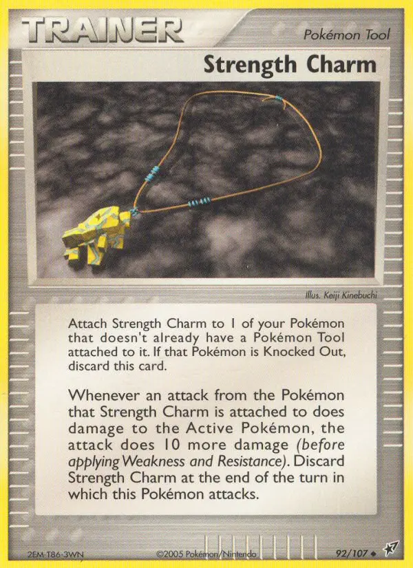 Strength Charm Pokémon card