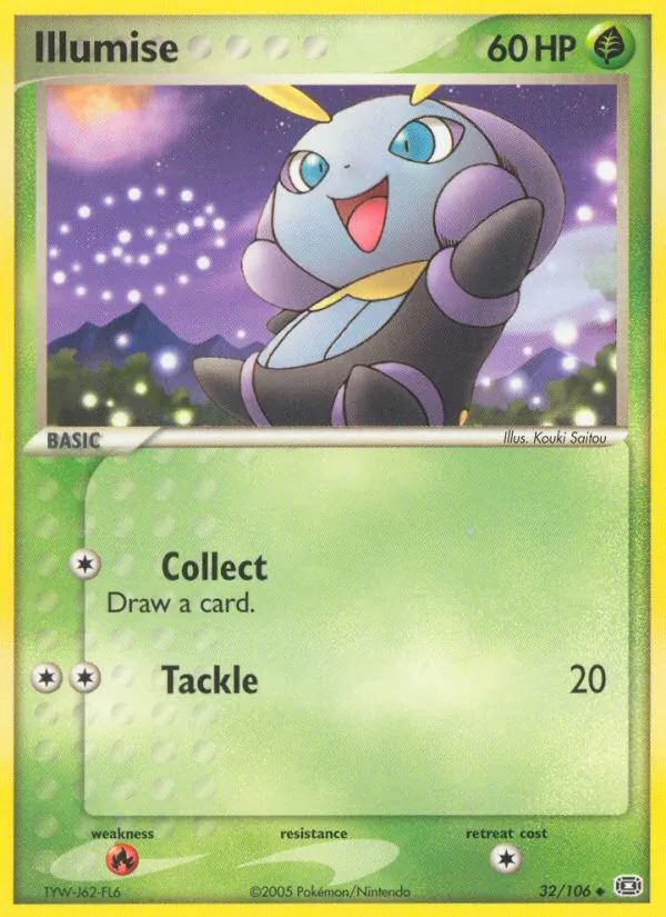 Illumise Pokémon card