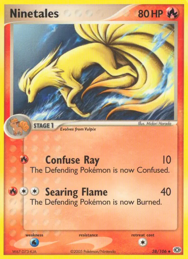 Ninetales Pokémon card