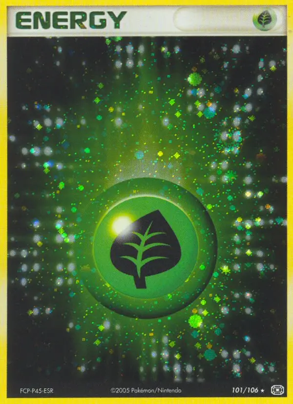Grass Energy Pokémon card