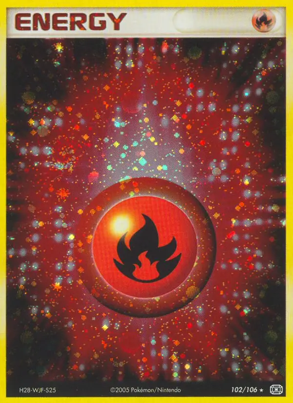 Fire Energy Pokémon card