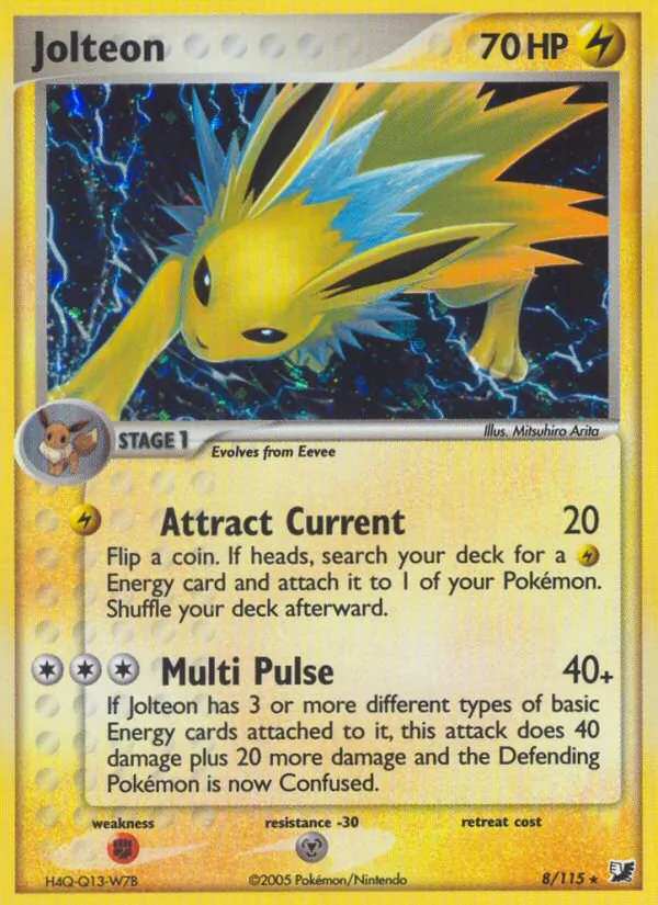 Jolteon Pokémon card