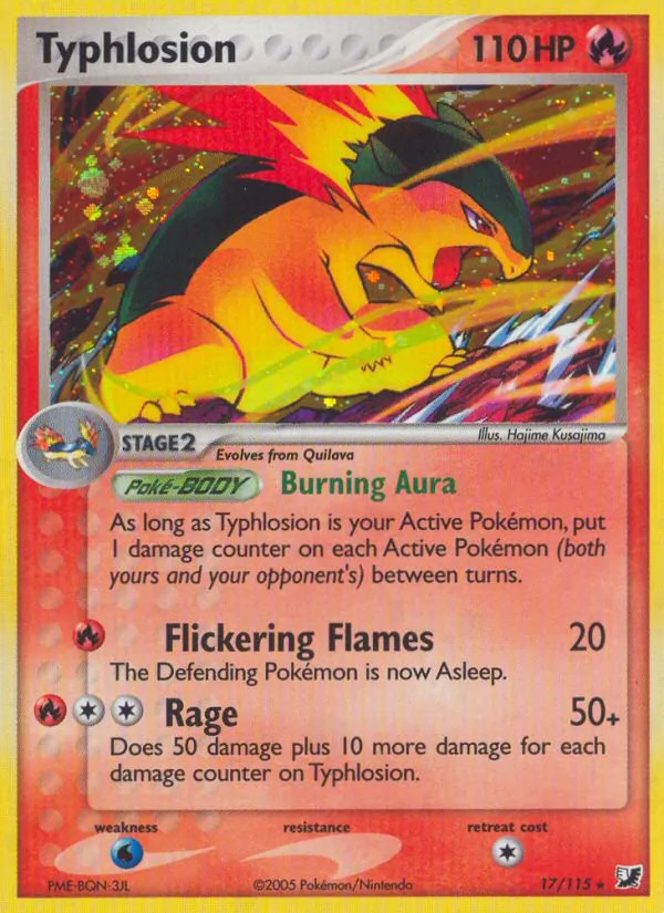 Typhlosion card