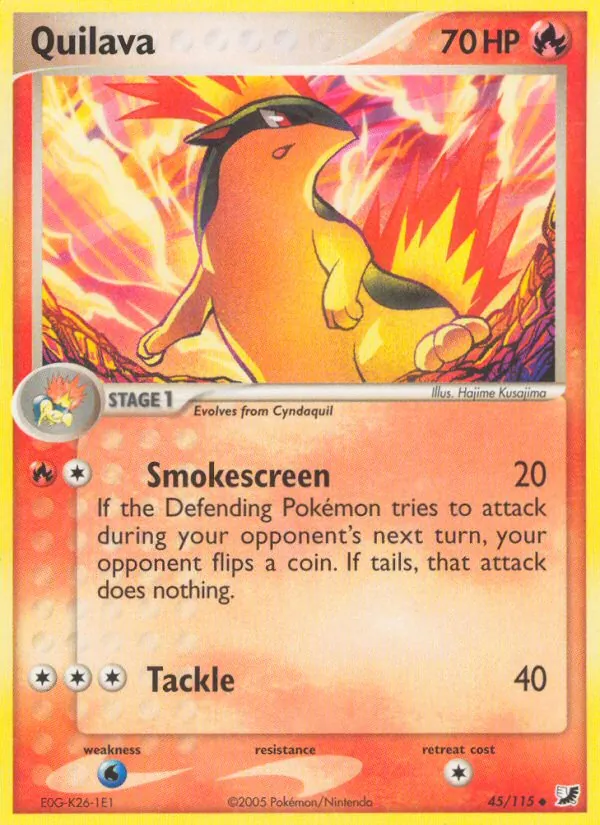 Quilava card