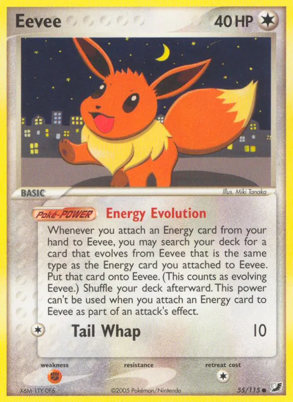 Eevee Pokémon card