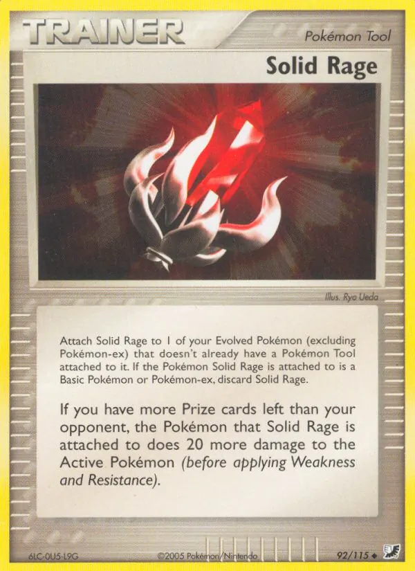 Solid Rage card