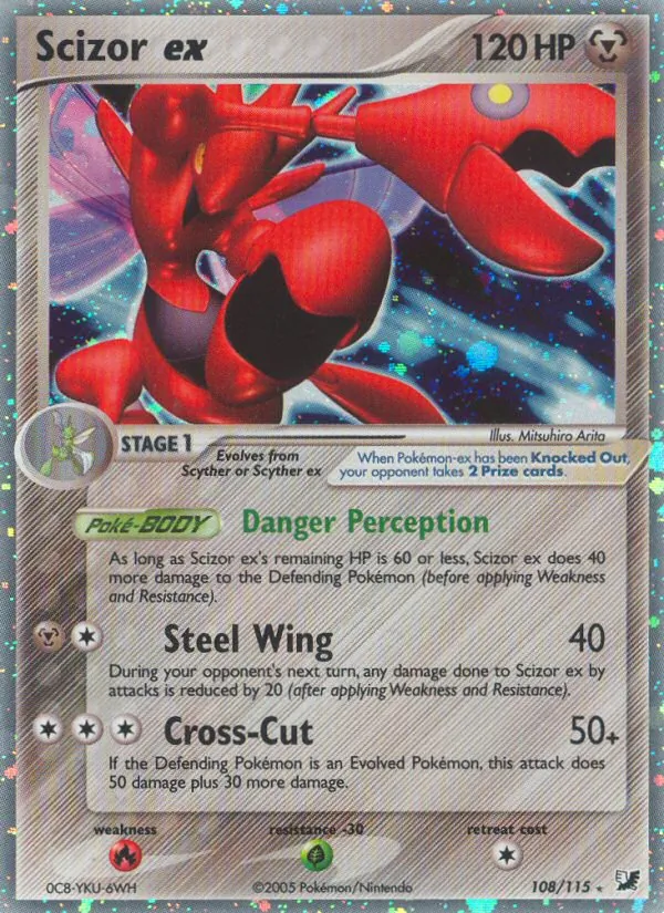 Scizor ex card