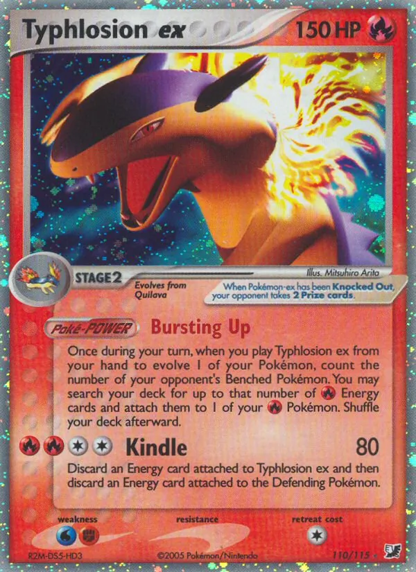 Typhlosion ex card