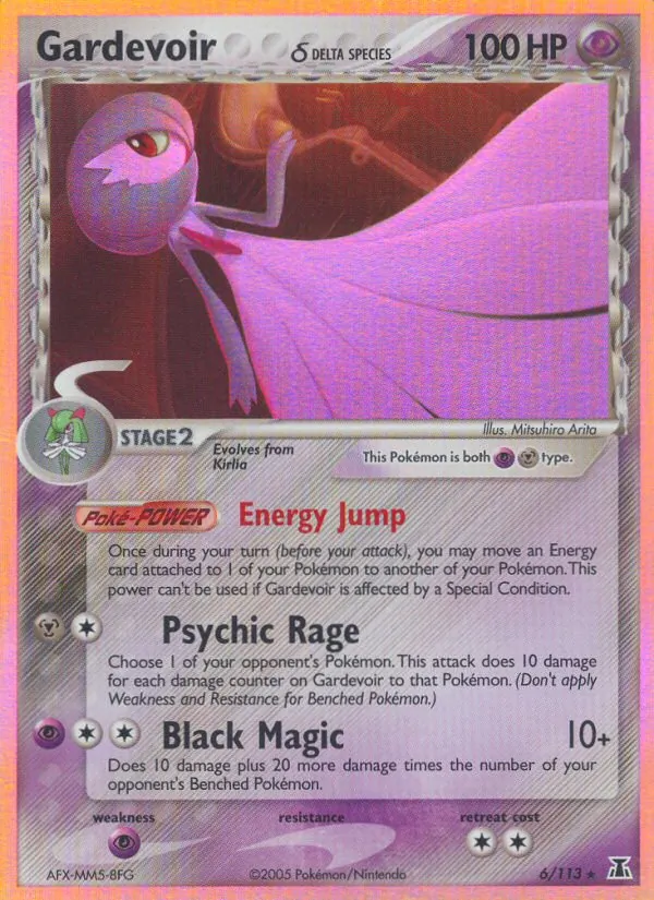 Gardevoir δ Pokémon card