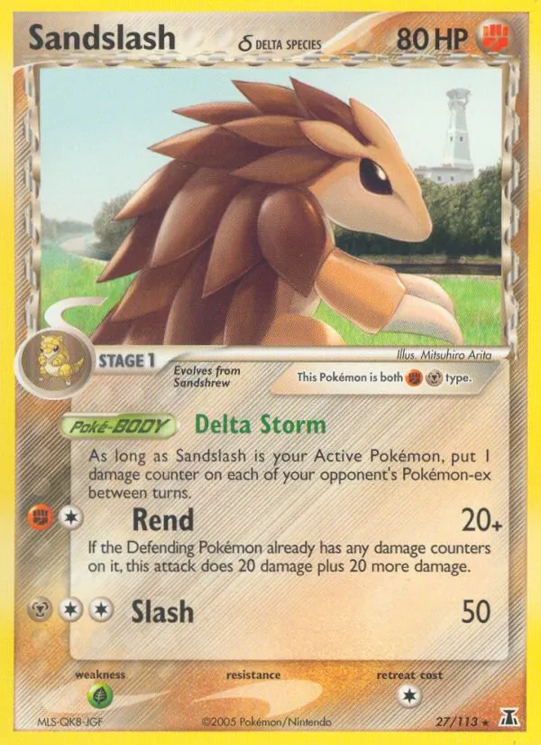 Sandslash δ card