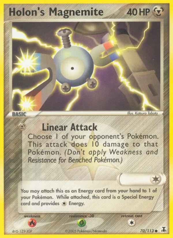 Holon's Magnemite Pokémon card