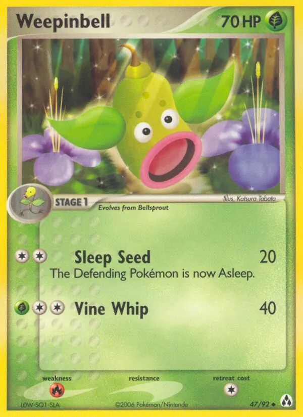 Weepinbell card