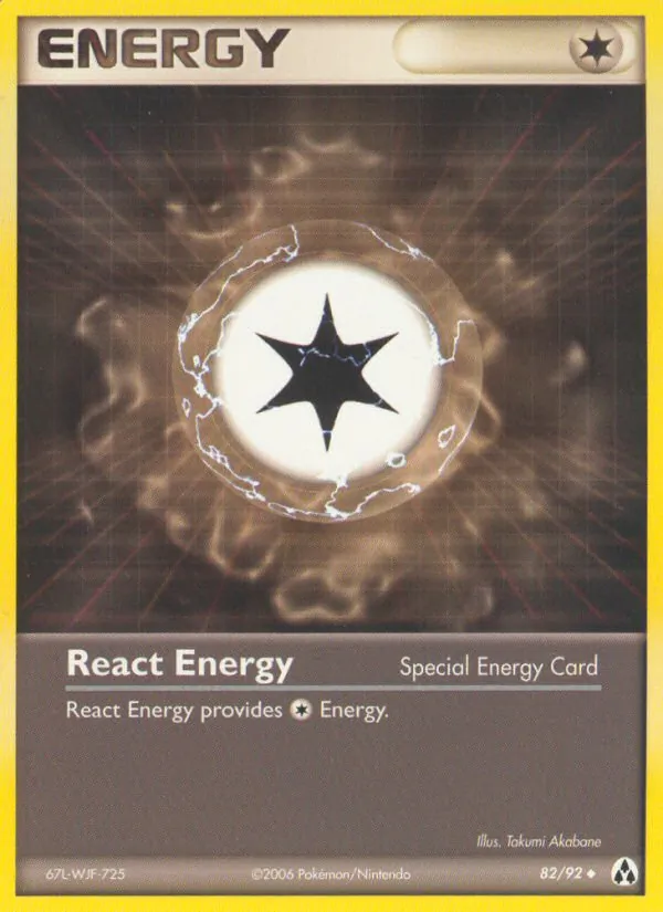 React Energy card