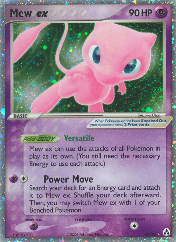 Mew ex Pokémon card