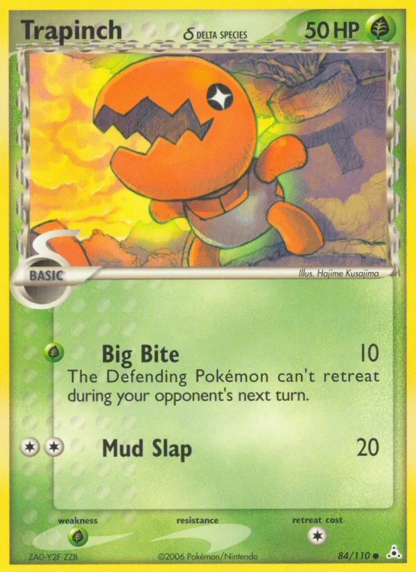 Trapinch δ card