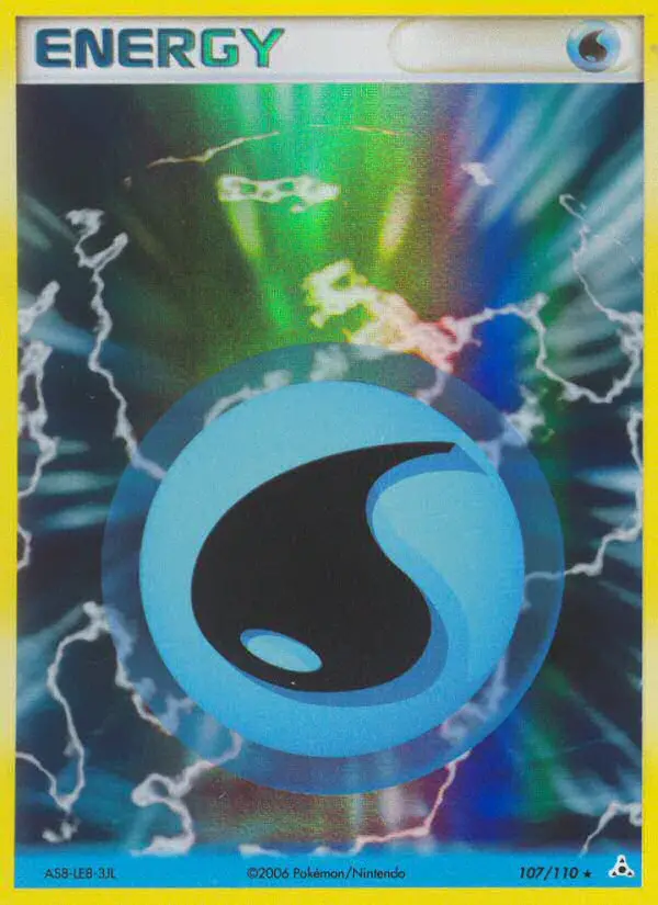 Water Energy Pokémon card