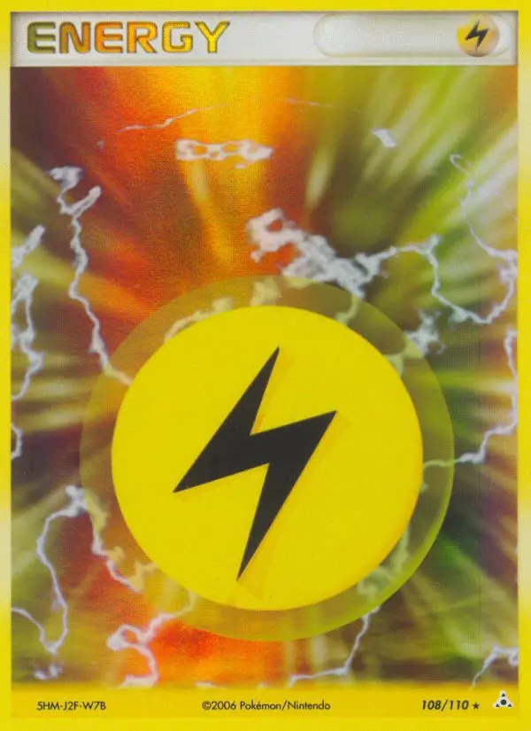 Lightning Energy Pokémon card