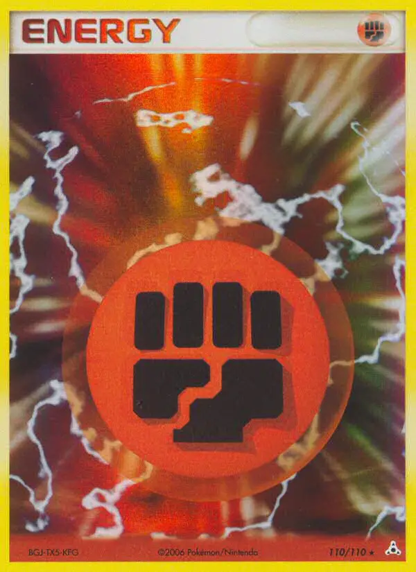 Fighting Energy Pokémon card