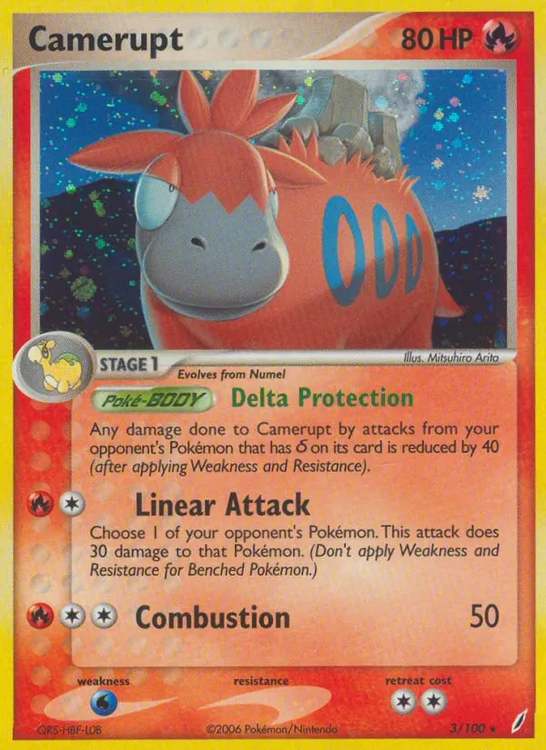 Camerupt Pokémon card