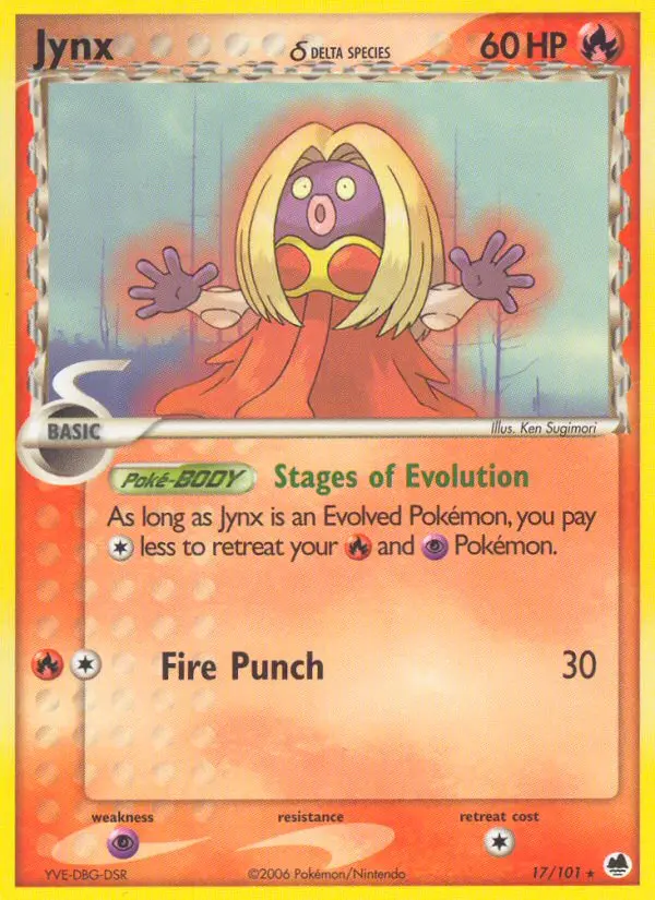 Jynx δ Pokémon card