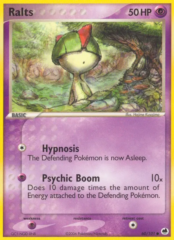 Ralts Pokémon card