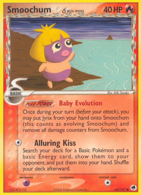 Smoochum δ card