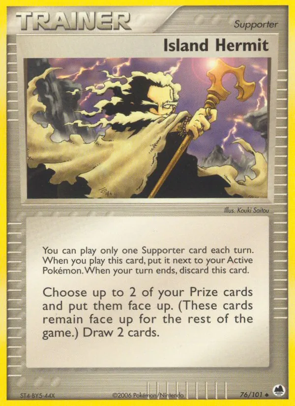 Island Hermit card