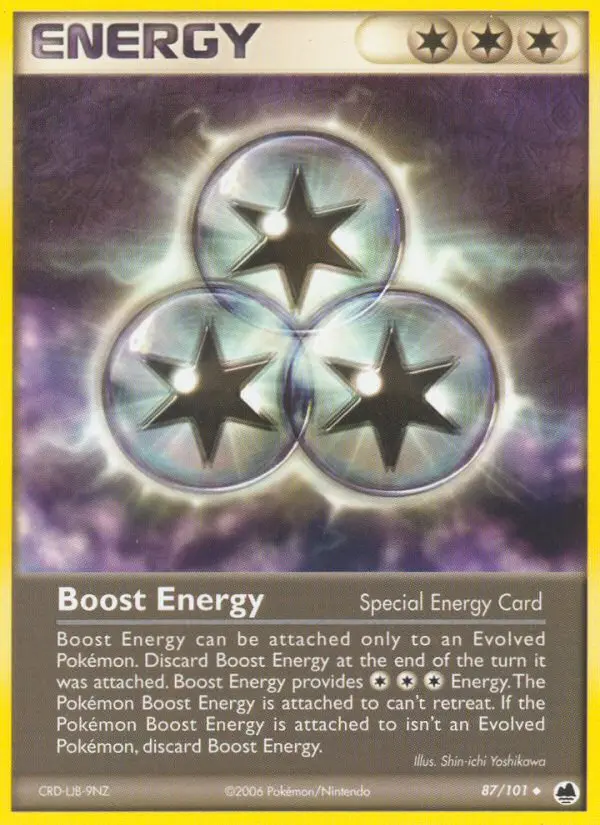 Boost Energy Pokémon card