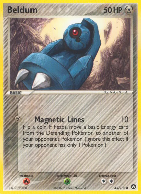 Beldum Pokémon card
