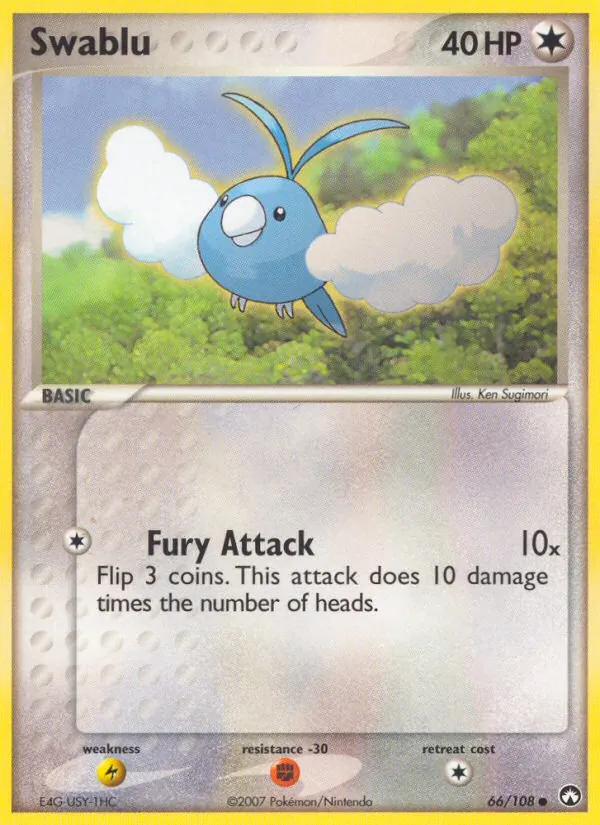 Swablu card