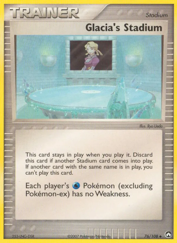 Glacia's Stadium card