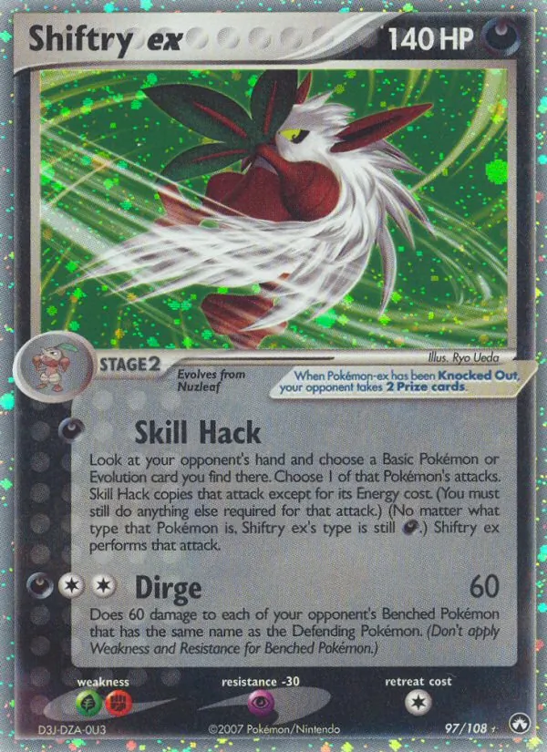 Shiftry ex card