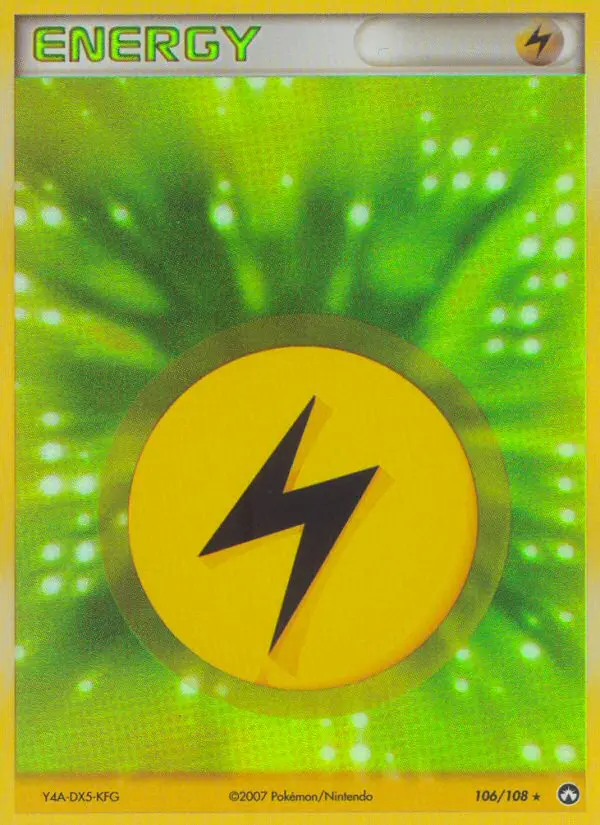 Lightning Energy Pokémon card