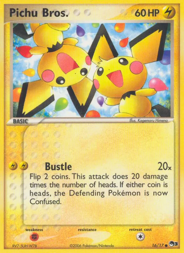 Pichu Bros. Pokémon card