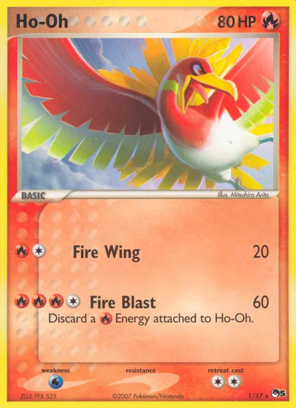 Ho-Oh Pokémon card