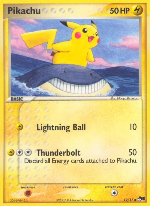 Pikachu Pokémon card