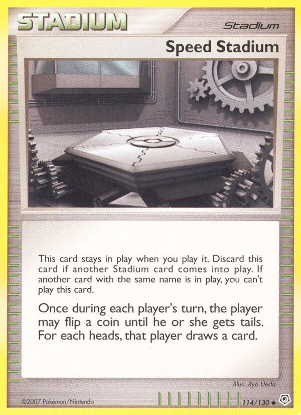 Speed Stadium card