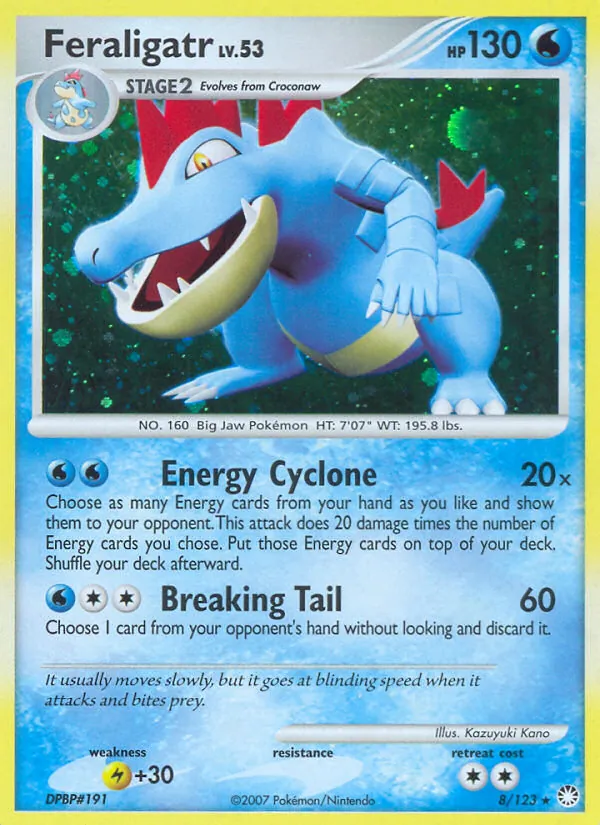 Feraligatr Pokémon card