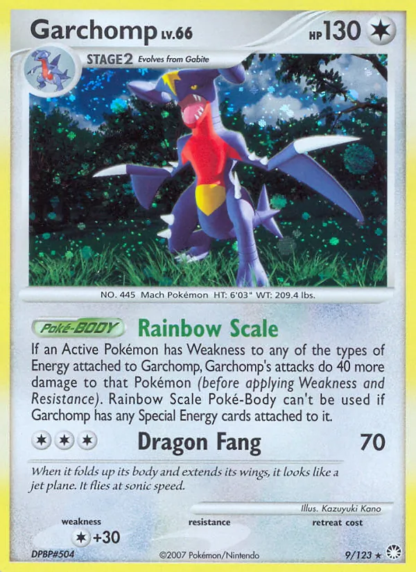 Garchomp Pokémon card