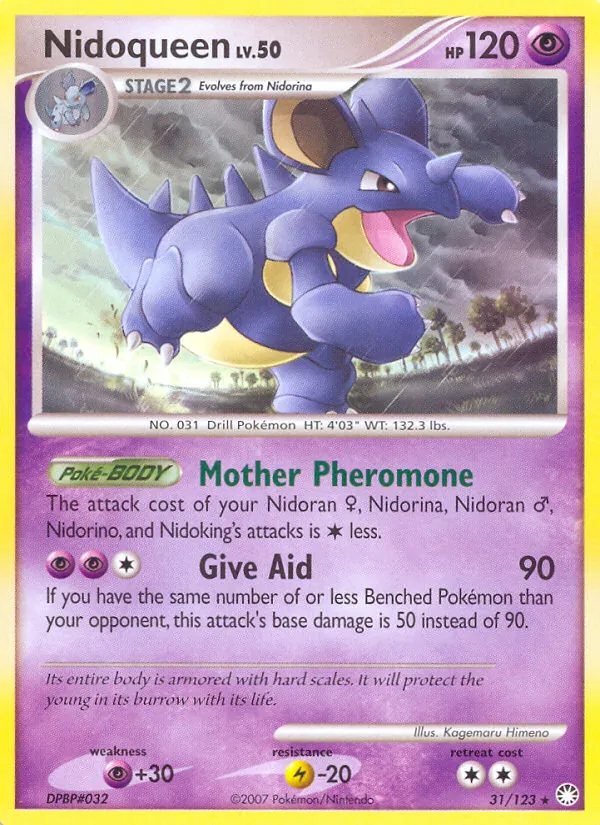 Nidoqueen Pokémon card
